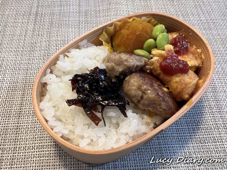 2022年9月6日はミニハンバーグ弁当