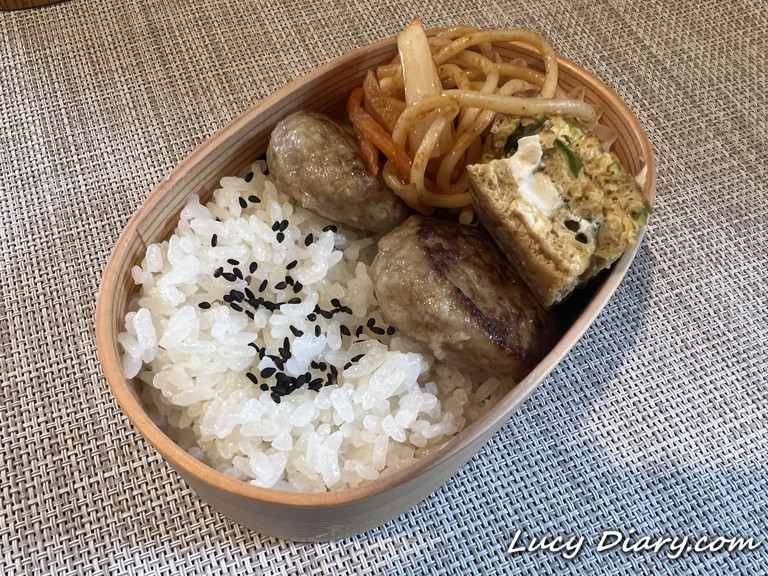 中津ミートのミニハンバーグ弁当