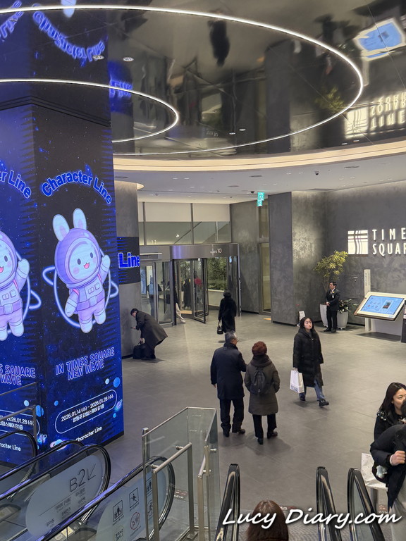 タイムズスクエアから地下街へのゲート